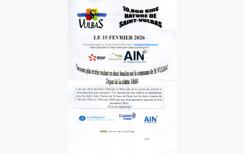 Flyers - 10,800 kms Nature de Saint Vulbas - 15 février 2026